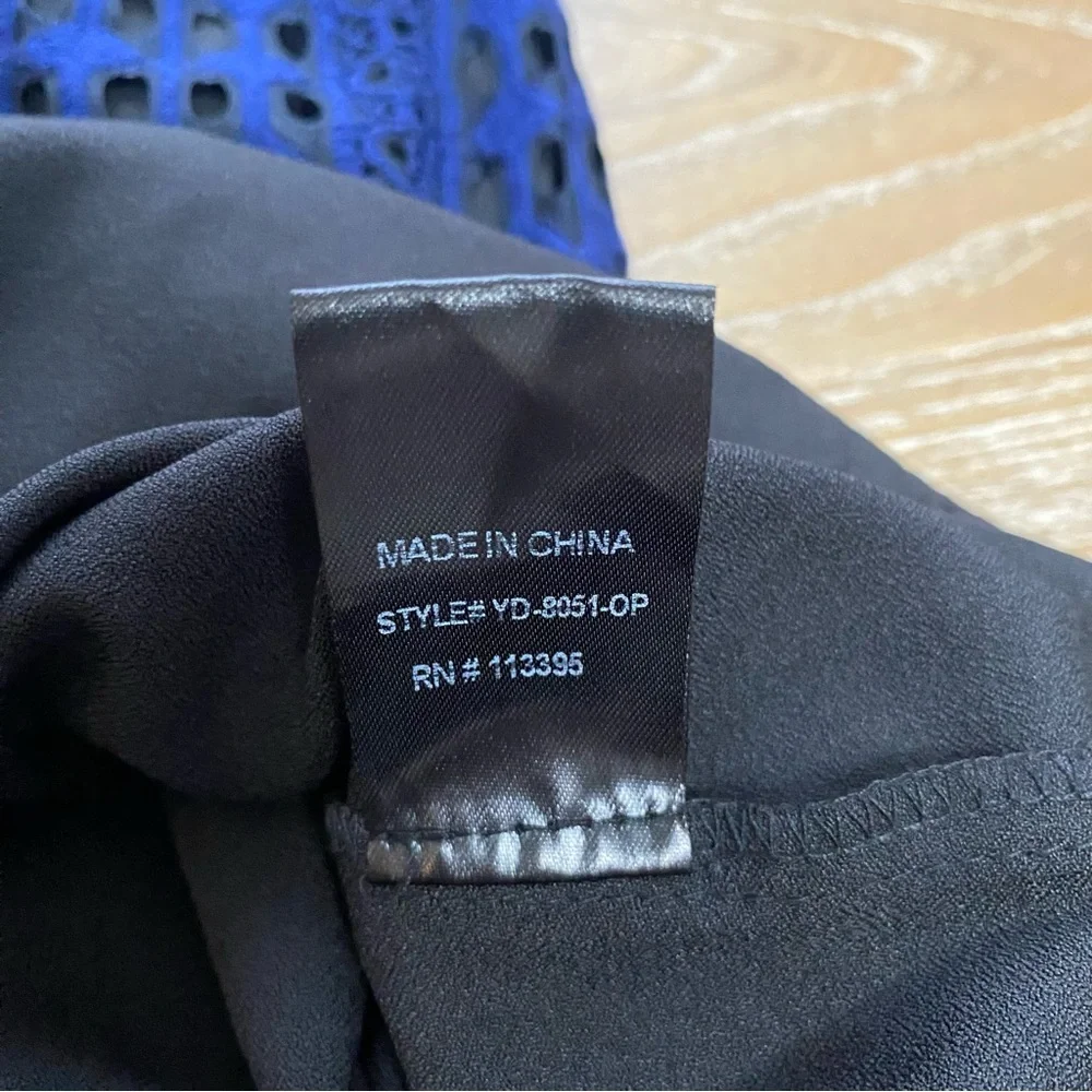 Harlyn Contrast Chiffon Lace Halter Body-Con Dress Women's Size XXL Whimsigoth - Picture 14 of 15